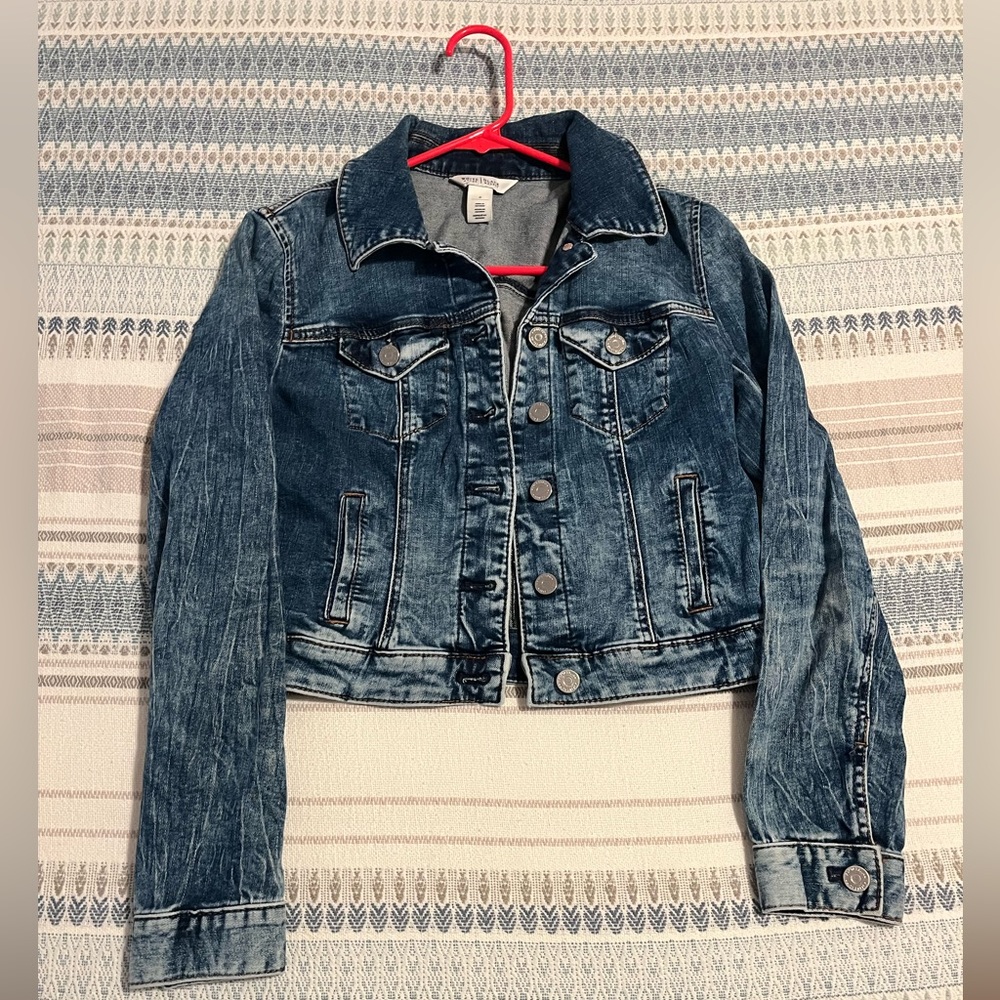 Size 0 Jean Jacket | White House Black Market
